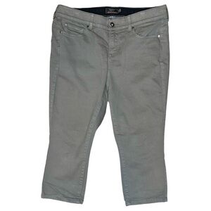 Torrid Jeans Women’s 18 Olive Green Crop Bombshell Skinny 39x21